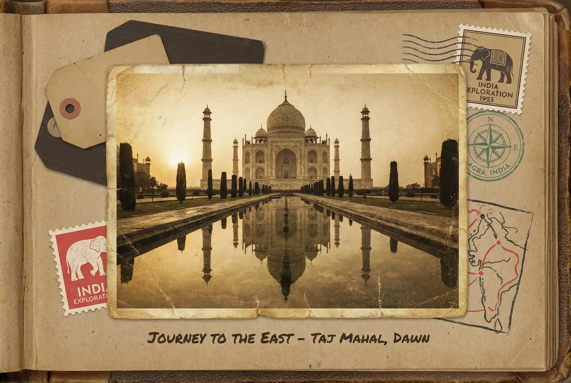 泰姬陵倒影 - 芒果视频 印度目的地